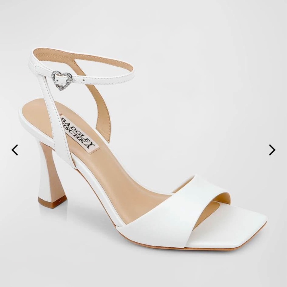 Badgley Mischka White Heels